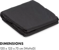 Housse De Protection De Klarstein De Bœuf Klarstein , Housse De Barbecue, Résistant Aux Intempéries, Surface Lavable, Toile Oxford Noire -Chauffe Soldes 1200x1024