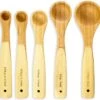 Klarstein De Batterie De Cuisine Klarstein - 5 Cuillères à Mesurer Différentes - 100% Bambou - Hygiénique Et Antibactérien - Durable Et 100% Compostable -Chauffe Soldes 1200x1149