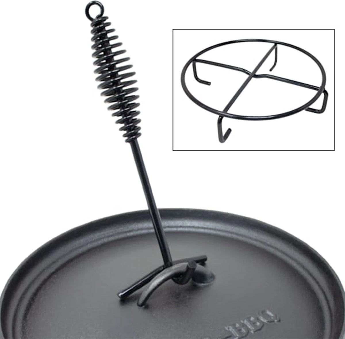 Klarstein Galloway Dutch Oven 12.0 - Marmite - Poêle à Barbecue Avec Couvercle - Fonte 5 Klarstein Galloway Dutch Oven 12.0 - Marmite - Poêle à Barbecue Avec Couvercle - Fonte - Image 3