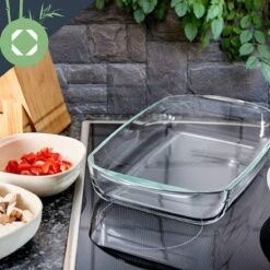 Plat De Cuisson Klarstein - Verre Robuste - Polyvalent - Peut Supporter Une Chaleur Jusqu'à 250 °C - Passe Au Lave-vaisselle -Chauffe Soldes 1200x1200 3