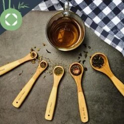 Klarstein De Batterie De Cuisine Klarstein - 5 Cuillères à Mesurer Différentes - 100% Bambou - Hygiénique Et Antibactérien - Durable Et 100% Compostable -Chauffe Soldes 1200x1200 37