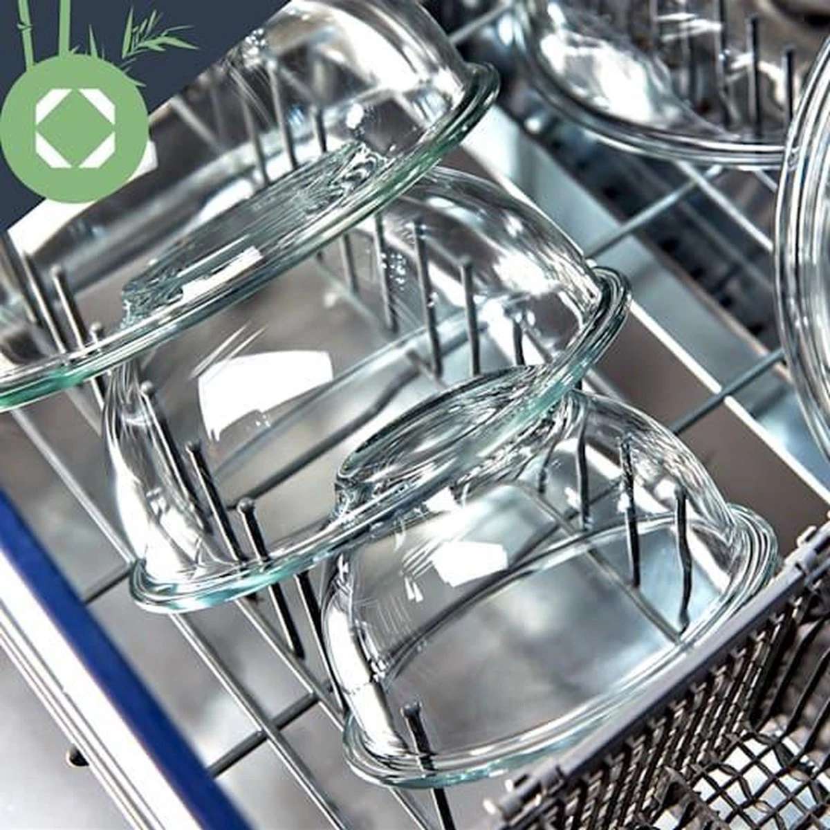 Bol De Service En Verres Klarstein Avec Couvercle En Bamboe - Sans BPA Ni Mélamine - Va Au Lave-vaisselle - Polyvalent 5 Bol De Service En Verres Klarstein Avec Couvercle En Bamboe - Sans BPA Ni Mélamine - Va Au Lave-vaisselle - Polyvalent - Image 3