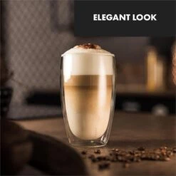 Klarstein Verres Carajillo Set De 2 à Double Paroi Thermogläser 450 Ml - à La Main - Fait De La Chaleur Et Résistant Au Froid Verre De Borosilicate -Chauffe Soldes 1200x1200 88