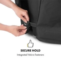 Housse De Protection De Klarstein De Bœuf Klarstein , Housse De Barbecue, Résistant Aux Intempéries, Surface Lavable, Toile Oxford Noire -Chauffe Soldes 1200x1200 92