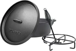 Klarstein Galloway Dutch Oven 6.0 Poêle à BBQ En Fonte Cuite Taille M / 6 Qt
