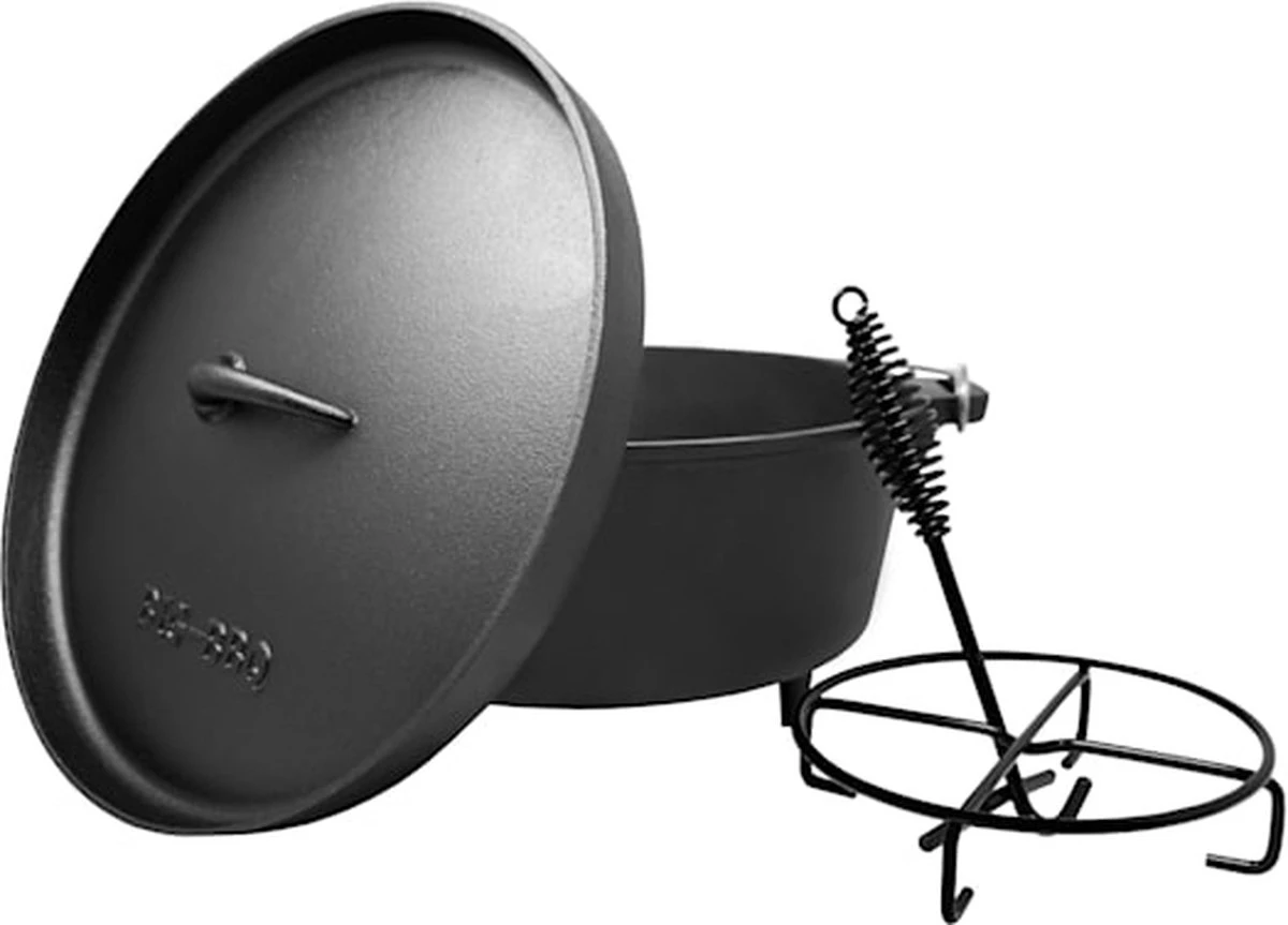 Klarstein Galloway Dutch Oven 12.0 - Marmite - Poêle à Barbecue Avec Couvercle - Fonte 3 Klarstein Galloway Dutch Oven 12.0 - Marmite - Poêle à Barbecue Avec Couvercle - Fonte