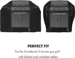 Housse De Barbecue Klarstein Tomahawk - Housse De Barbecue - 30 % Polyester / 70 % PVC - Résistant à L'eau - 148 X 101 X 62 Cm (LxHxP) -Chauffe Soldes 1200x935