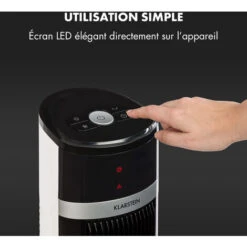 IceTower Ventilateur Sur Pied 36 Watts Minuterie 3 Modes Télécommande Blanc 9 IceTower Ventilateur Sur Pied 36 Watts Minuterie 3 Modes Télécommande Blanc -Chauffe Soldes 12690662 3