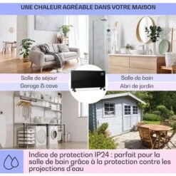 Bornholm Radiateur à Convection 2000 W Menu LCD 2 Niveaux De Chauffage Noir 11 Bornholm Radiateur à Convection 2000 W Menu LCD 2 Niveaux De Chauffage Noir -Chauffe Soldes 12990958 5