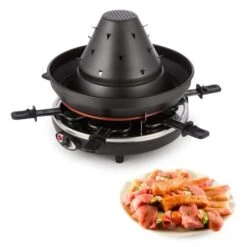 Taste Volcano Appareil à Raclette & Chapeau Tatare 1500W 6 Personnes