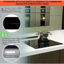 Royal Flush Hotte Aspiranteà Courant Descendant 430 M³/h60 Cm -Chauffe Soldes 12992195 4