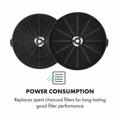 Set 2 Filtres à Charbon Actif Pour Hotte Murale Paolo Ø18,5 Cm 5 Set 2 Filtres à Charbon Actif Pour Hotte Murale Paolo Ø18,5 Cm - Image 3
