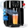 Ice Volcano 2G Machine à Glaçons LED 12 Kg En 24 H 2L 6-10 Min Noir