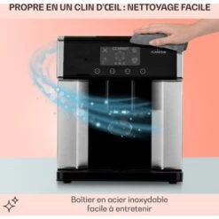 Eiszeit Machine à Glaçons 10 à 15kg /24h 3 Tailles De Cubes - Inox Arg -Chauffe Soldes 14166932 5