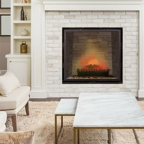 Kamini Insert De Cheminée électrique 45W éclairage 40W -noir 4 Kamini Insert De Cheminée électrique 45W éclairage 40W -noir - Image 2