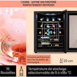 Shiraz 16 Uno Cave à Vin 42l Panneau De Contrôle Tactile 131W 5-18°C 9 Shiraz 16 Uno Cave à Vin 42l Panneau De Contrôle Tactile 131W 5-18°C -Chauffe Soldes 14838266 3