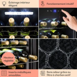 Shiraz 16 Uno Cave à Vin 42l Panneau De Contrôle Tactile 131W 5-18°C 11 Shiraz 16 Uno Cave à Vin 42l Panneau De Contrôle Tactile 131W 5-18°C -Chauffe Soldes 14838266 5