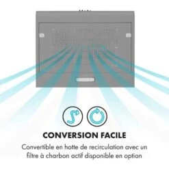 Capannina Hotte Escamotable 60cm 166m³/h Acier Inoxydable Argent 9 Capannina Hotte Escamotable 60cm 166m³/h Acier Inoxydable Argent -Chauffe Soldes 18618322 3