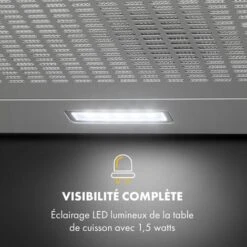 Capannina Hotte Escamotable 60cm 166m³/h Acier Inoxydable Argent 10 Capannina Hotte Escamotable 60cm 166m³/h Acier Inoxydable Argent -Chauffe Soldes 18618322 4