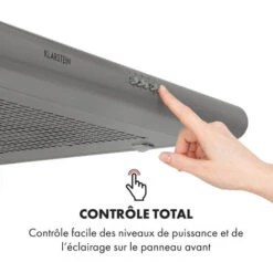 Capannina Hotte Escamotable 60cm 166m³/h Acier Inoxydable Argent 11 Capannina Hotte Escamotable 60cm 166m³/h Acier Inoxydable Argent -Chauffe Soldes 18618322 5