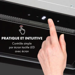 Hektor Eco Hotte Encastrée 52cm 566 M³/h Moteur 200W Classe B Noir -Chauffe Soldes 20110800 4