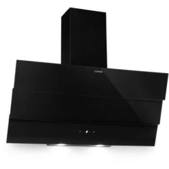 Antonia Hotte Murale 90cm 350m³/h Panneau Tactile Classe B Noir