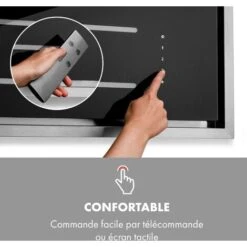 High Line Hotte De Plafond 90cm 410m3/h 3 Niveaux Classe C Noire -Chauffe Soldes 22845237 3