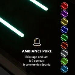 High Line Hotte De Plafond 90cm 410m3/h 3 Niveaux Classe C Noire -Chauffe Soldes 22845237 4