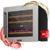 Vinsider 36 Réfrigérateur à Vin 2 zones De Refroidissement 5-22 °C 85l Acier Inoxydable -Chauffe Soldes 22845253 1