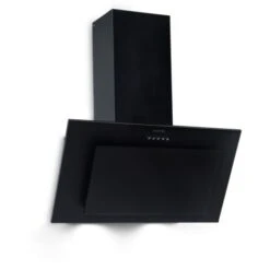 Athena Hotte Aspirante 60 Cm Air Extrait : 350 M³/h LED Noir