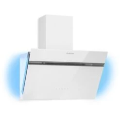 Alina 60 Hotte Aspirante 60cm 600 M³/h Classe A Design Verre Blanc