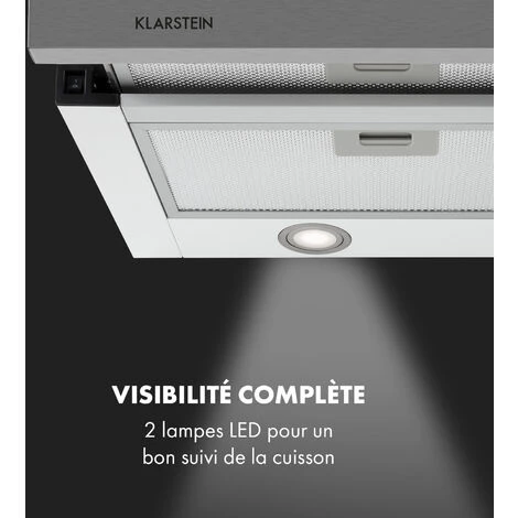 Mariana 90 Hotte Plate Aspirante 90cm 500 M³/h LED - Blanche 7 Mariana 90 Hotte Plate Aspirante 90cm 500 M³/h LED - Blanche - Image 5