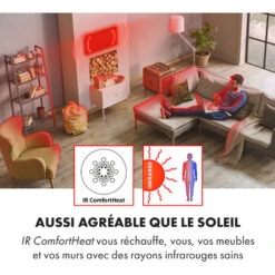 Wonderwall Air 120 Radiateur Infrarouge 120 X 100 Cm 1200 W Installation Murale Blanc 9 Wonderwall Air 120 Radiateur Infrarouge 120 X 100 Cm 1200 W Installation Murale Blanc -Chauffe Soldes 22845373 3