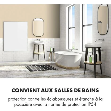 Wonderwall Air 120 Radiateur Infrarouge 120 X 100 Cm 1200 W Installation Murale Blanc 6 Wonderwall Air 120 Radiateur Infrarouge 120 X 100 Cm 1200 W Installation Murale Blanc - Image 4