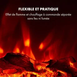 Lausanne Long Cheminée électrique 1600W 128cm Télécommande Blanc 11 Lausanne Long Cheminée électrique 1600W 128cm Télécommande Blanc -Chauffe Soldes 22845378 5