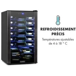 Vinomatica 36 Uno Cave à Vin 95 L Panneau De Commande Tactile 85 W 4-18 °C -Chauffe Soldes 22845411 5