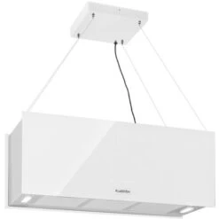 Kronleuchter XL Hotte îlot Aspirante 90cm 590m³/h LED Classe A Blanc