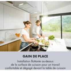 Kronleuchter XL Hotte îlot Aspirante 90cm 590m³/h LED Classe A Blanc 11 Kronleuchter XL Hotte îlot Aspirante 90cm 590m³/h LED Classe A Blanc -Chauffe Soldes 22845431 5