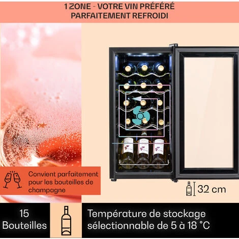 Shiraz 15 Slim Uno Cave à Vin 44 L Panneau De Contrôle Tactile 5-18° C 5 Shiraz 15 Slim Uno Cave à Vin 44 L Panneau De Contrôle Tactile 5-18° C - Image 3