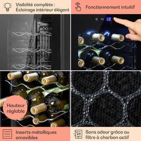 Shiraz 15 Slim Uno Cave à Vin 44 L Panneau De Contrôle Tactile 5-18° C 7 Shiraz 15 Slim Uno Cave à Vin 44 L Panneau De Contrôle Tactile 5-18° C - Image 5