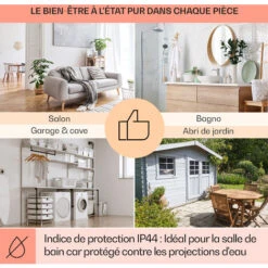 Wonderwall Air Art Smart Radiateur Infrarouge Connecté 120x60cm 700 W -Chauffe Soldes 23702145 5