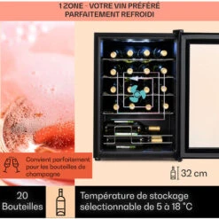 Shiraz 20 Uno Cave à Vin 53 L 20 Bt. Panneau De Contrôle Tactile 5-18° C 9 Shiraz 20 Uno Cave à Vin 53 L 20 Bt. Panneau De Contrôle Tactile 5-18° C -Chauffe Soldes 23919507 3
