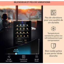 Shiraz 20 Uno Cave à Vin 53 L 20 Bt. Panneau De Contrôle Tactile 5-18° C 10 Shiraz 20 Uno Cave à Vin 53 L 20 Bt. Panneau De Contrôle Tactile 5-18° C -Chauffe Soldes 23919507 4