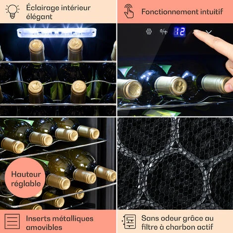 Shiraz 20 Uno Cave à Vin 53 L 20 Bt. Panneau De Contrôle Tactile 5-18° C 7 Shiraz 20 Uno Cave à Vin 53 L 20 Bt. Panneau De Contrôle Tactile 5-18° C - Image 5