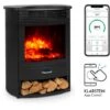 Bormio S Smart Cheminée électrique 950/1900W Thermostat Minuterie Hebdomadaire -Chauffe Soldes 24228639 1