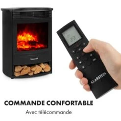 Bormio S Smart Cheminée électrique 950/1900W Thermostat Minuterie Hebdomadaire -Chauffe Soldes 24228639 5