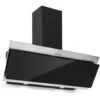Alessia Hotte Aspirante Hotte Inclinée 350 M³/h Push Control Noir -Chauffe Soldes 25990463 1