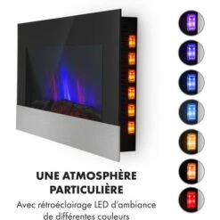 Basel Baseline Cheminée électrique 2000 W 2 Vitesses Thermostat Verre Inox 9 Basel Baseline Cheminée électrique 2000 W 2 Vitesses Thermostat Verre Inox -Chauffe Soldes 27488196 3