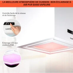 Kronleuchter Smart Hotte Aspirante îlot 595m³ / H Panneau LED Contrôle Par Application 10 Kronleuchter Smart Hotte Aspirante îlot 595m³ / H Panneau LED Contrôle Par Application -Chauffe Soldes 39490890 4