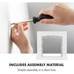 Studio Frame II Boîtier De Cheminée MDF Décoration Marbre 10 Studio Frame II Boîtier De Cheminée MDF Décoration Marbre -Chauffe Soldes 41900202 4